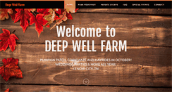 Desktop Screenshot of deepwellfarm.com